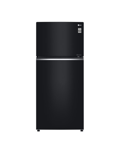 LG GTB744BMBED Frigorifero doppia porta, Classe E, 506L, Porte in vetro, Door Cooling,Nero