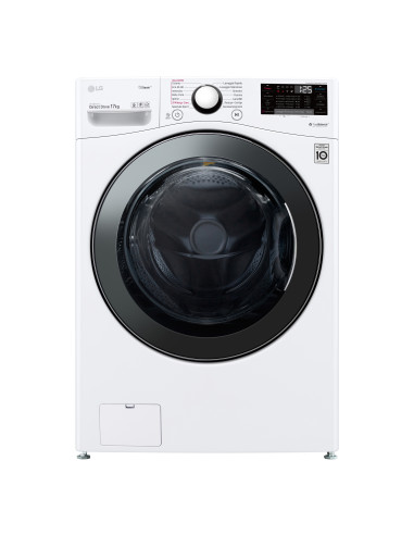 LG F1P1CY2W Lavatrice Intelligente AIDD 17kg Vapore TurboWash 1100 Giri min Carica frontale Classe E