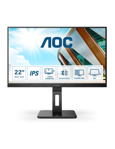 AOC P2 22P2DU LED display 54,6 cm (21.5") 1920 x 1080 Pixel Full HD Nero