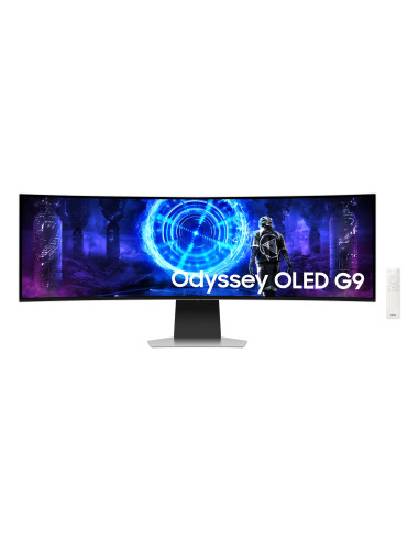 Samsung S49DG950SU Monitor PC 124,5 cm (49") 5120 x 1440 Pixel Dual QHD OLED Argento