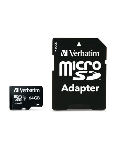 Verbatim Pro 64 GB MicroSDXC UHS Classe 10