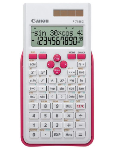 Canon F-715SG calcolatrice Tasca Calcolatrice scientifica Rosa, Bianco