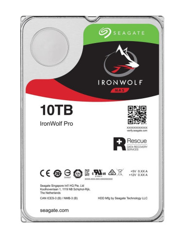 Seagate IronWolf Pro disco rigido interno 10 TB 7200 Giri min 256 MB 3.5" Serial ATA III