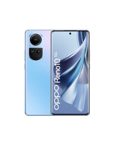 OPPO Reno RENO10 Smartphone 5G, AI Tripla fotocamera 64+32+8MP, Selfie 32MP, Display 6.7" 120HZ AMOLED, 5000 mAh, RAM 8GB (Esp.