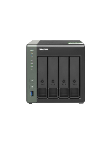 QNAP TS-431KX-2G server NAS e di archiviazione Tower Annapurna Labs Alpine AL-214 2 GB DDR3 0 TB QNAP Turbo System Nero