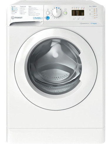 Indesit Innex Steam Lavatrice a libera installazione BWA 81295X WV IT - BWA 81295X WV IT