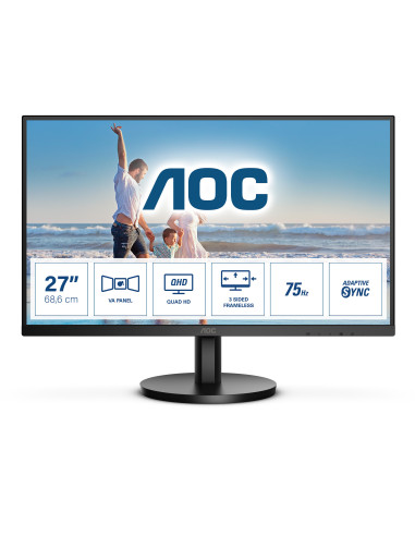 AOC Q27B3MA LED display 68,6 cm (27") 2560 x 1440 Pixel Quad HD Nero