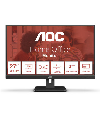 AOC 27E3UM BK Monitor PC 68,6 cm (27") 1920 x 1080 Pixel Full HD Nero