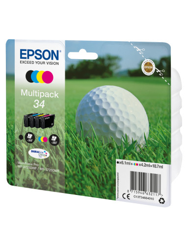 Epson Golf ball Multipack 4-colours 34 DURABrite Ultra Ink