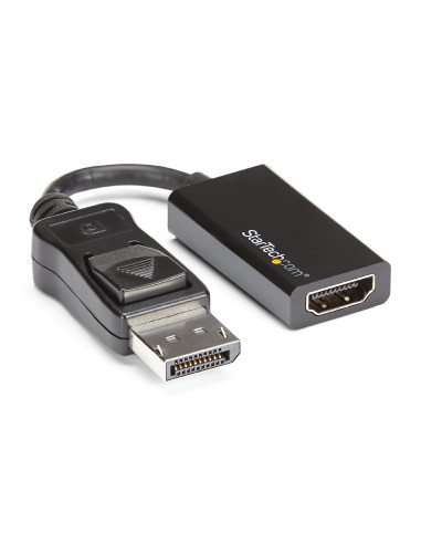 StarTech.com Adattatore DisplayPort a HDMI 4K 60Hz - Convertitore video attivo da DP 1.4 a HDMI 2.0 - Dongle Cavo adattatore