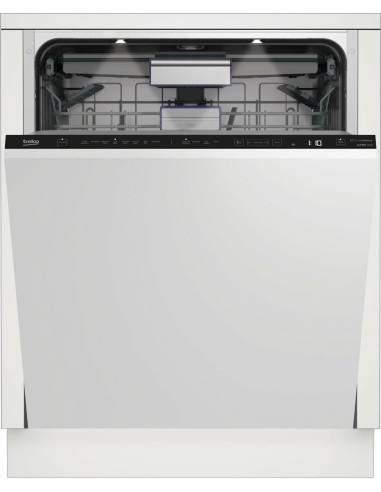 Beko bPRO 500 Lavastoviglie a scomparsa totale 60 cm, Classe A, 42dBA, 15 coperti, 8 programmi, tecnologia CornerIntense®,