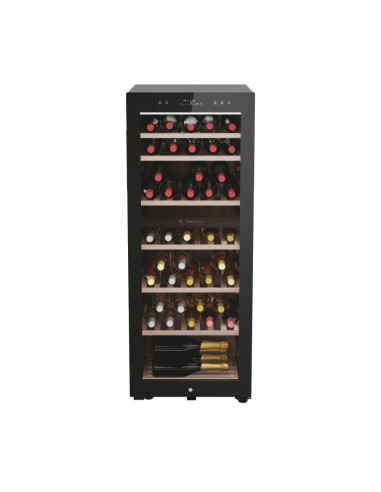 Haier Wine Bank 50 Serie 7 HWS77GDAU1 Cantinetta vino con compressore Libera installazione Nero 77 bottiglia bottiglie