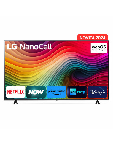 LG NanoCell AI 75'' Serie NANO82 75NANO82T6B, TV 4K, 3 HDMI, SMART TV 2024