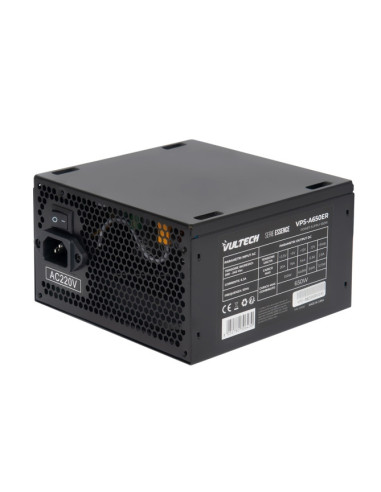 Vultech VPS-A650ER alimentatore per computer 650 W 24-pin ATX ATX Nero