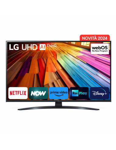 LG UHD AI 43'' Serie UT81 43UT81006LA, TV 4K, 3 HDMI, SMART TV 2024