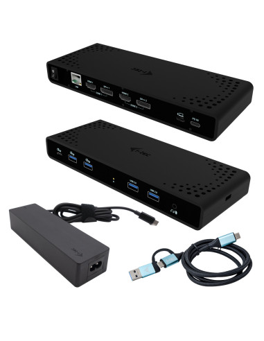 i-tec Universal Dual 4K Display Docking Station + Power Delivery 85W