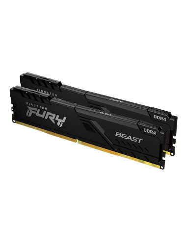 Kingston Technology FURY Beast 16GB 3200MT s DDR4 CL16 DIMM (Kit da 2) Black