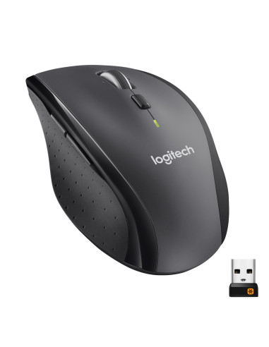 Logitech M705 Marathon Mouse Wireless, Ricevitore USB Unifying 2,4 GHz, 1000 DPI, 5 Pulsanti Programmabili, Durata Batteria di