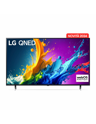 LG QNED AI 65'' Serie QNED80 65QNED80T6A, TV 4K, 3 HDMI, SMART TV 2024