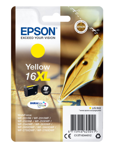 Epson Pen and crossword Cartuccia Penna e cruciverba Giallo Inchiostri DURABrite Ultra 16XL