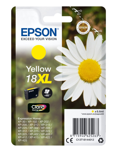 Epson Daisy Cartuccia Margherita Giallo Inchiostri Claria Home 18XL