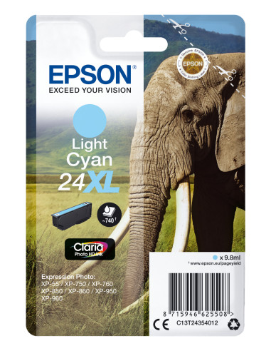 Epson Elephant Cartuccia Ciano chiaro XL