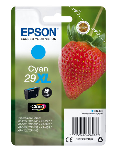 Epson Strawberry Cartuccia Fragole Ciano Inchiostri Claria Home 29XL