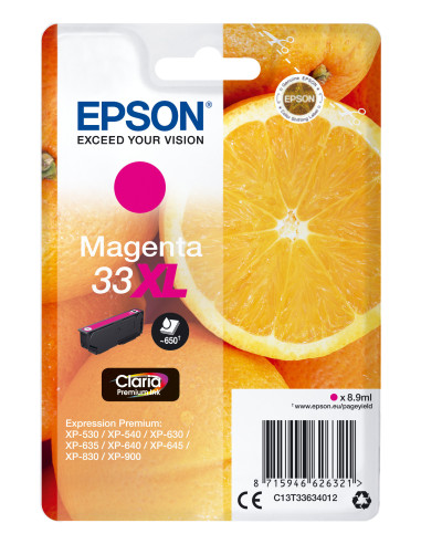 Epson Oranges Cartuccia Magenta T33XL Claria Premium