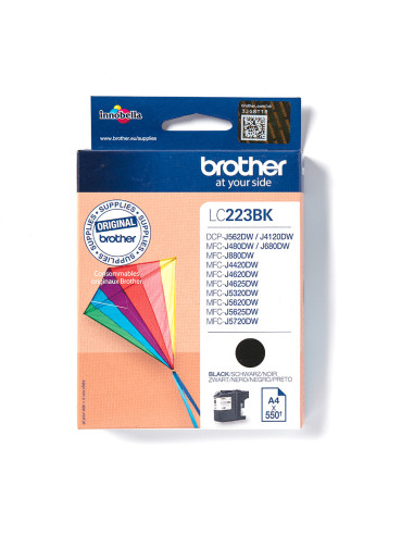 Brother LC-223BK cartuccia d'inchiostro 1 pz Originale Nero