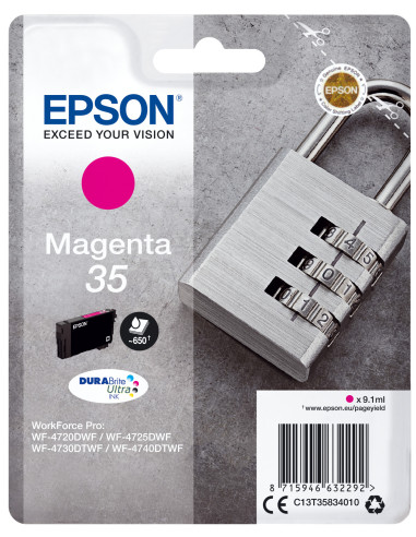 Epson Padlock Singlepack Magenta 35 DURABrite Ultra Ink