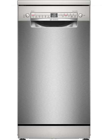 Bosch Serie 2 SPS2HKI58E Lavastoviglie da libera installazione 45 cm Acciaio Classe E