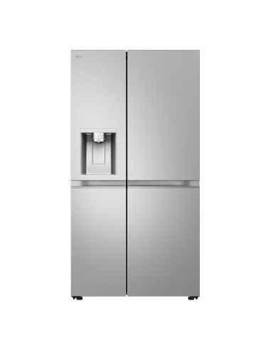 LG GSLE91MBAC Frigorifero Side-by-Side, Classe C, 628L, Wi-Fi, Dispenser senza allaccio, Total No Frost, Metal Sorbet