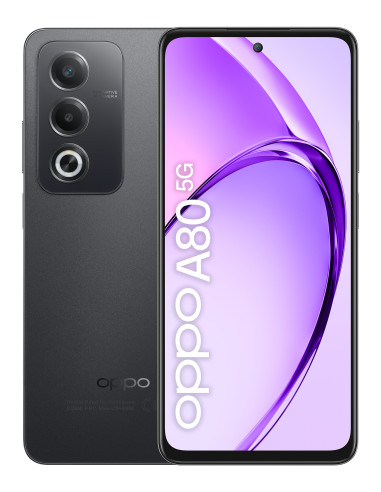 OPPO A80 5G Smartphone, AI Doppia Fotocamera 50+2MP, Selfie 8MP, Display 6.67” 120HZ LCD HD+, 5100mAh, RAM 16 GB (8+8) + ROM