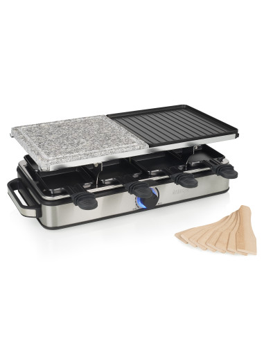 Princess 162635 Raclette 8 Stone e Grill Deluxe