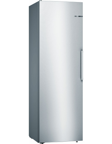 Bosch Serie 4 KSV36VLEP Frigorifero monoporta da libera installazione 186 x 60 cm Metal look Classe E