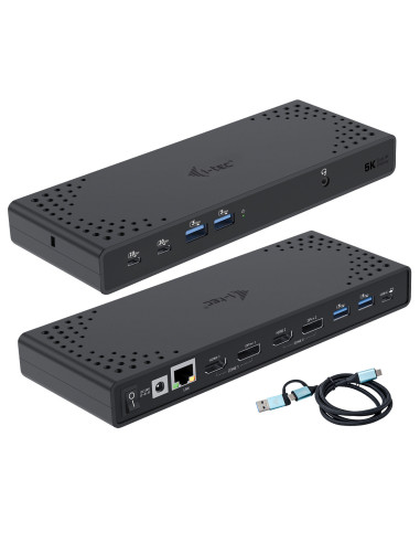 i-tec USB 3.0   USB-C   Thunderbolt 3 Dual Display Docking Station Gen2 + Power Delivery 100W