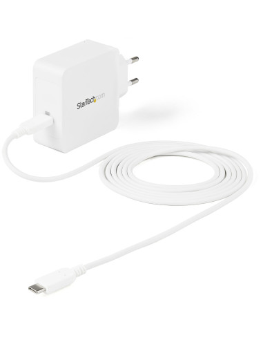 StarTech.com Caricatore USB C da parete - Alimentatore USB C per laptop 60W PD - Cavo da 2 m - Adattatore di alimentazione