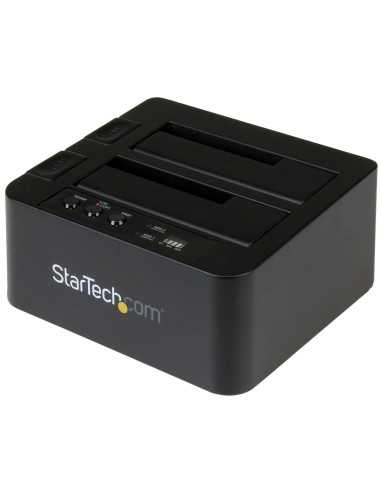 StarTech.com Dock Duplicatore autonomo USB 3.1 (10Gbps) per SATA SSD HDD da 2,5" & 3,5" - Duplicatore fast-speed 28GB min