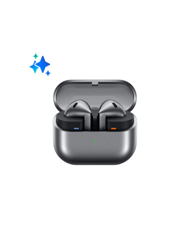 Samsung Galaxy Buds3 Auricolari AI open-type True Wireless, Audio Hi-Fi, Impermeabilità IP57, Silver