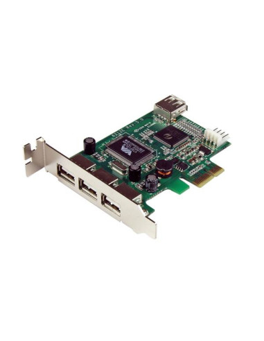 StarTech.com Scheda Pci Express basso prfilo con 4 porte USB 2.0 ad alta velocità