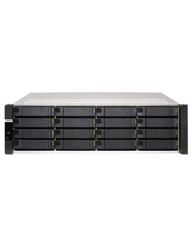 QNAP ES1686dc NAS Armadio (3U) Intel® Xeon® D D-2142IT 64 GB DDR4 0 TB QNAP Enterprise System Nero