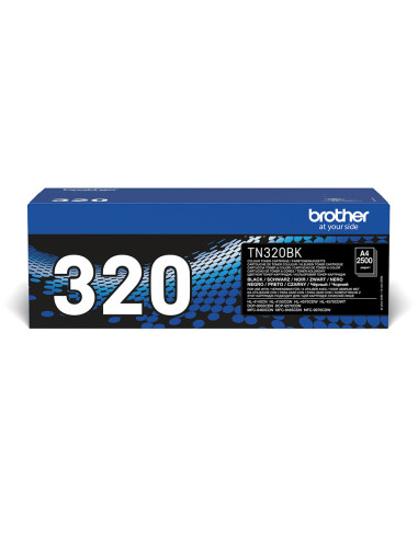 Brother TN-320BK cartuccia toner 1 pz Originale Nero