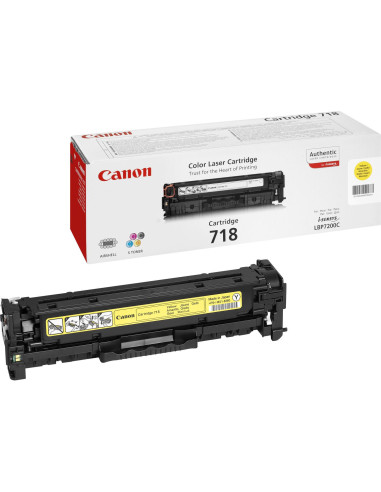 Canon CRG-718 Y cartuccia toner 1 pz Originale Giallo