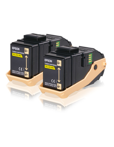 Epson Toner Giallo (conf.doppia)