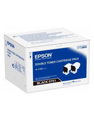 Epson Black Double Toner Cartridge Pack