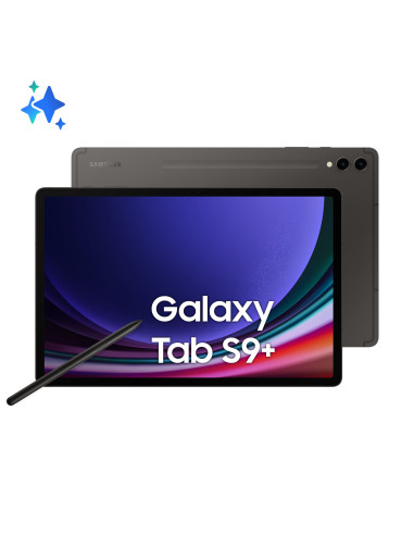 Samsung Galaxy Tab S9+ Tablet AI Android 12.4 Pollici Dynamic AMOLED 2X 5G RAM 12 GB 256 GB Tablet Android 13 Graphite