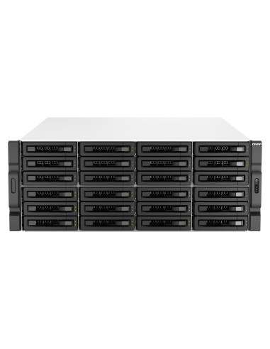 QNAP TS-H3087XU-RP NAS Armadio (4U) Intel Xeon E E-2378 64 GB DDR4 0 TB QuTS hero Nero, Bianco