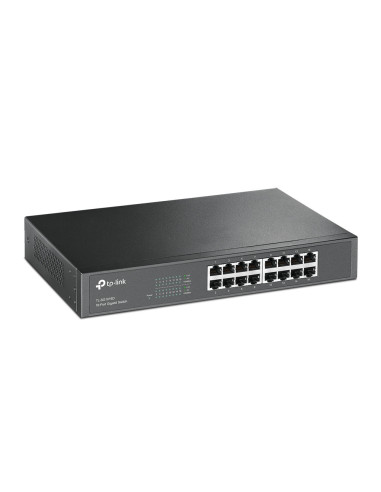 TP-Link TL-SG1016D Non gestito Gigabit Ethernet (10 100 1000) Nero