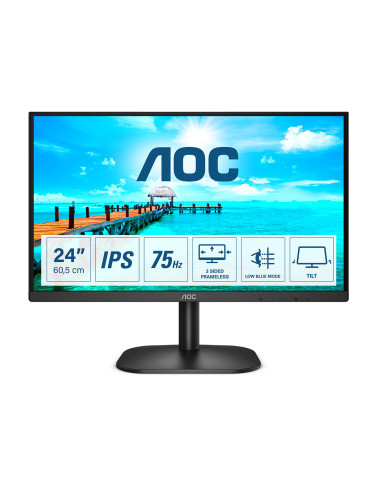 AOC B2 24B2XH EU LED display 60,5 cm (23.8") 1920 x 1080 Pixel Full HD Nero