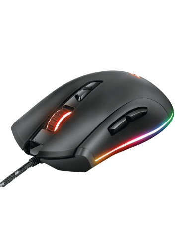 Trust GXT 900 Kudos RGB mouse Gaming Mano destra USB tipo A Ottico 15000 DPI